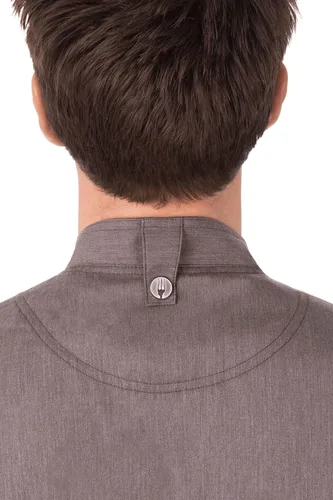 Miniatura 4 de Chef Works Abrigo de chef Hartford para hombre