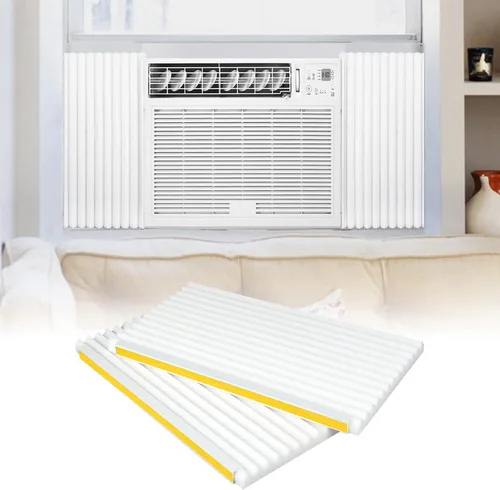 Miniatura 9 de Paneles de aislamiento de espuma para aire acondicionado de ventana, 17 x 9 x 7/8 pulgadas, kit de paneles aislados laterales para ventanas, paquete
