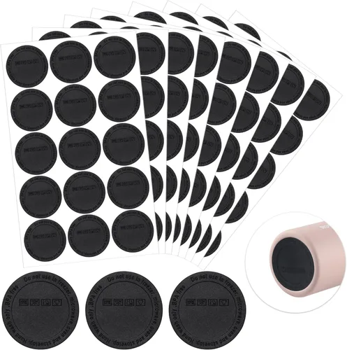 HOYDATE Parte inferior de goma para vasos de sublimación, parte inferior protectora de silicona antideslizante con adhesivo para vasos delgados,
