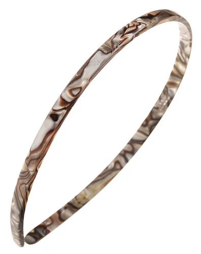 Miniatura 14 de Diadema marrón para mujer, France Luxe de 1/4 de pulgada, ultracómoda, delgada, África, ajuste flexible con dientes suaves antideslizantes, sujeción