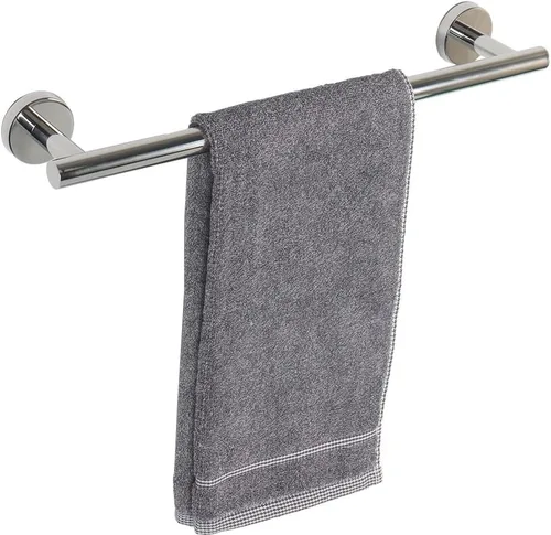 Miniatura 22 de TocTen - Barra de toalla de baño. Soporte de toalla de baño de acero inoxidable grueso SUS304, barra de toalla resistente para cuarto de baño