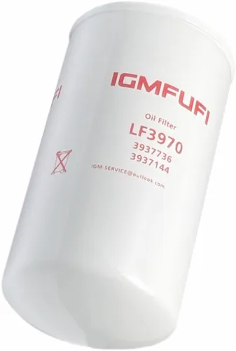 Miniatura 4 de Reemplazo del filtro de aceite LF3970 para motores diésel 3937736, 3937144, B7177, P550428, se adapta a motores diésel QSB5.9L/6.7L, ISB07 6.7L (2).