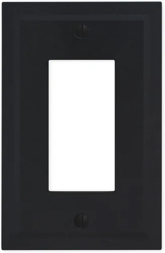 Miniatura 35 de Questech Cubiertas de tomacorrientes, placas de pared dúplex individuales, placas de interruptor de 1 banda, tamaño estándar, cubiertas de toma