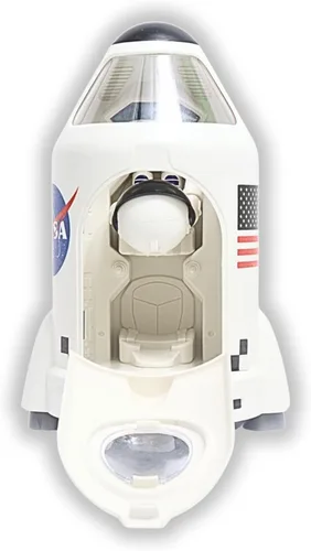 Miniatura 4 de Space Adventure Series Daron Space Capsule con figura de astronauta, juguete detallado de 7 pulgadas con escotilla de apertura y casco, juego