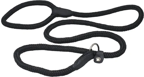 Miniatura 8 de Dogs My Love Collar y correa ajustables de cuerda de nailon para perro de 6 pies de largo (pequeño: 1/4" (6 mm), marrón)