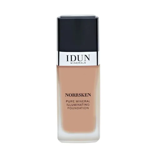 Miniatura 20 de IDUN Minerals Base líquida Norrsken – Cobertura suave y sedosa – Acabado luminoso y húmedo para piel seca y opaca – Maquillaje vegano y resistente
