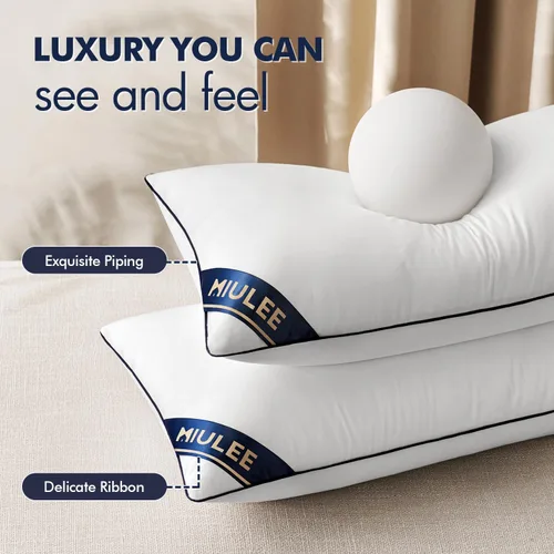 Miniatura 3 de MIULEE - Inserto de almohada de 14 x 36 pulgadas, almohada decorativa lumbar rellena de alternativa a plumón, inserto de relleno de almohada premium