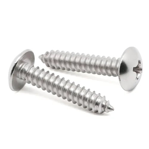 Miniatura 8 de Tornillos de madera autorroscantes #4 x 1/2" con cabeza de truss Tornillos de chapa metálica, acabado negro, acero inoxidable 304 18-8, 100