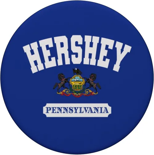 Miniatura 3 de Hershey Pennsylvania PA State Vintage Athletic Souvenir PopSockets PopGrip intercambiables