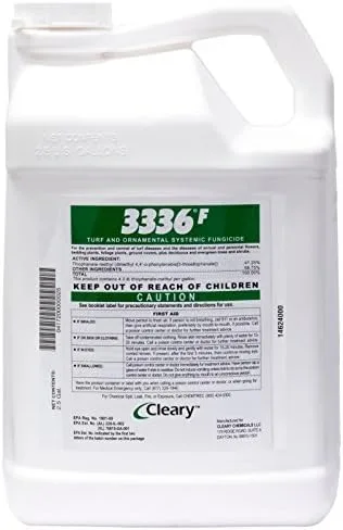 Clearys 3336 F Fungicida 2.5 Gals Turf Ornamental Fungicida Tiofanato-metil No A La Venta A: Nueva York o CALIFORNIA