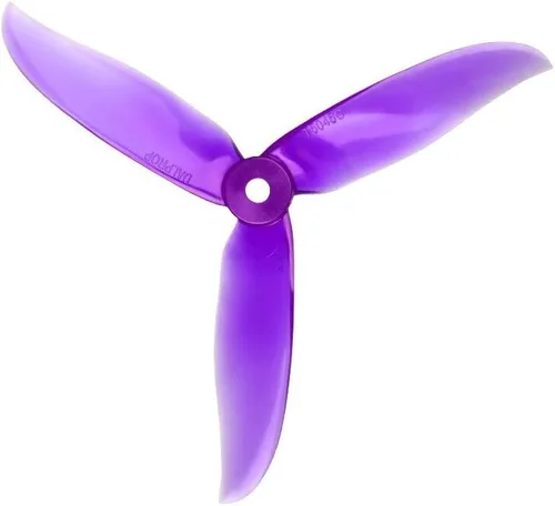 INLIMA 24 piezas/12 pares para DALPROP Cyclone T5045C PRO 5045 Hélice de 3 cuchillas para FPV Freestyle Drone Quadcopter versión actualizada Morado