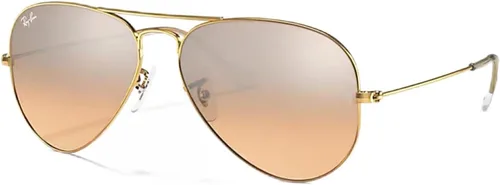 Miniatura 101 de Ray-Ban RB3025 - Lentes de sol de aviador de metal para hombre y mujer + paquete con kit de cuidado de gafas iWear de diseñador