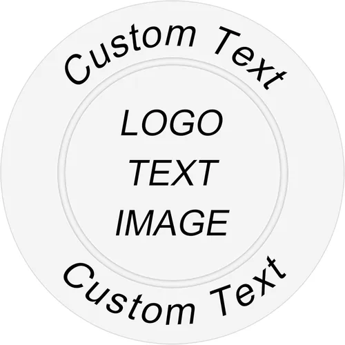 Miniatura 9 de 100 fichas de póquer de plástico personalizadas, imagen o texto personalizado, diseño de poner en un chip, juego para fichas de bar, fiesta, día