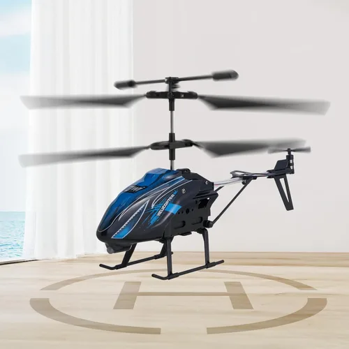 Miniatura 8 de Helicóptero RC VEVOR, helicóptero de control remoto de 2.4GHz, avión RC de 3.5 canales para niños, 16 minutos de tiempo de vuelo, mantenimiento
