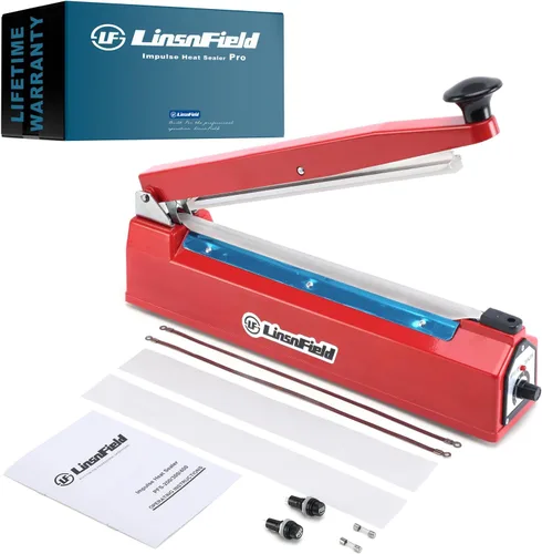 Miniatura 12 de Sealer Pro - 20 pulgadas - 0.197 in de ancho de sellado - Sellador térmico por impulso, más resistente para un sellado fuerte y seguro para Metallic