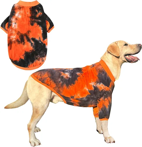 Miniatura 15 de Camisetas de algodón para perros, con estampado de dinosaurios, pijamas para mascotas, transpirable, ropa elástica para perros pequeños