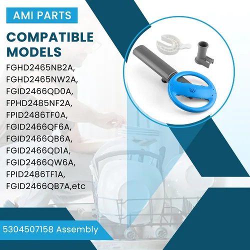 Miniatura 3 de Conjunto de brazo de pulverización para lavavajillas mejorado 5304507158 Compatible con brazo de pulverización de lavavajillas Frigi-daire
