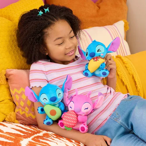 Miniatura 4 de Disney Stitch - Animal de peluche pequeño de 7 pulgadas, ángel con fresa, juguetes para niños a partir de 2 años Just Play