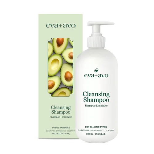 Miniatura 17 de EVA + AVO Kit de viaje de champú y acondicionador de aguacate, 2 onzas líquidas, limpieza suave sin sulfatos para cuero cabelludo seco, cabello