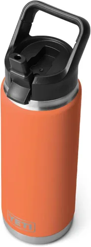 Miniatura 15 de YETI Rambler - Botella de acero inoxidable aislada al vacío con tapa y popote, 26 onzas, color negro