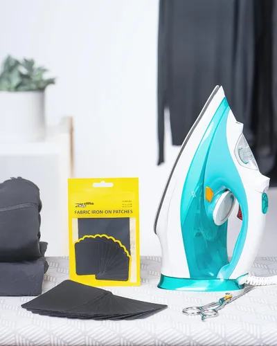 Miniatura 7 de ZEFFFKA Parches termoadhesivos de tela de alta calidad en el interior y el exterior, pegamento más fuerte, 100% algodón, kit de decoración