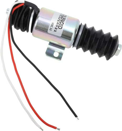 Miniatura 5 de TOPINCN Generador eléctrico Válvula solenoide TCU14931 12V 2.165 in Apagado de combustible para máquina Sistema hidráulico Válvula de solenoide