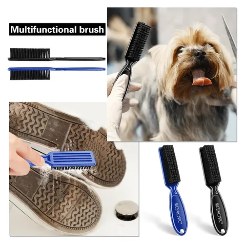 Miniatura 6 de NICEMOVIC 10 Piezas Cepillo de Limpieza para Cortapelos de Barbero, Suministros de Accesorios de Barbería, Juego a Granel de Mini Cepillo