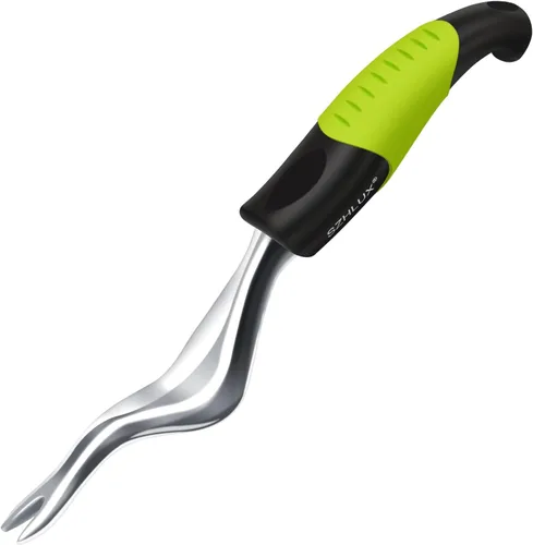 SZHLUX Herramienta de deshierbe manual, herramienta de extracción de malezas prémium para jardín, herramienta de mano de jardinería con mango Verde