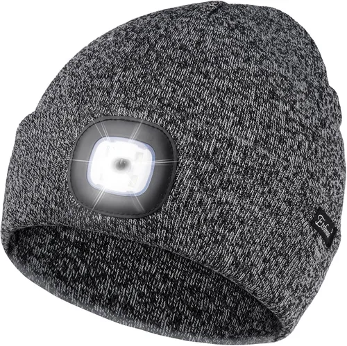 Miniatura 30 de Etsfmoa Gorro unisex con la luz, regalos para hombres, papá, padre, gorras recargables por USB