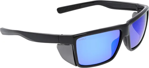 Miniatura 3 de MCR Safety SR218B Swagger SR2 Series Gafas de seguridad con almohadillas de goma termoplástica y protectores laterales desmontables, marco negro