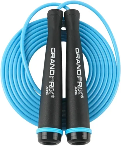 Miniatura 10 de Cuerda de salto de velocidad para hombres y mujeres (serie Grand Prix Speed) Cuerda de saltar de PVC ajustable para entrenamientos de fitness
