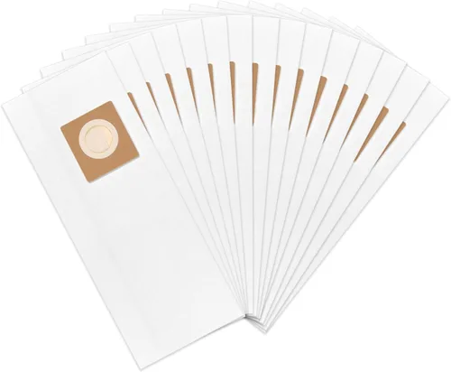 Gudotra AH10143 - Paquete de 15 bolsas verticales de repuesto para aspiradora Hoover Commercial HushTone CU2 CH54013 CH54015 CH54113 CH54115 Blanco