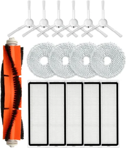Miniatura 9 de Kit de accesorios para Dreame Bot L10S Ultra Robot Partes de Repuesto para Aspiradora, 1 Cepillo de Rodillo Principal, 2 Filtro Hepa, 4 Cepillos set1