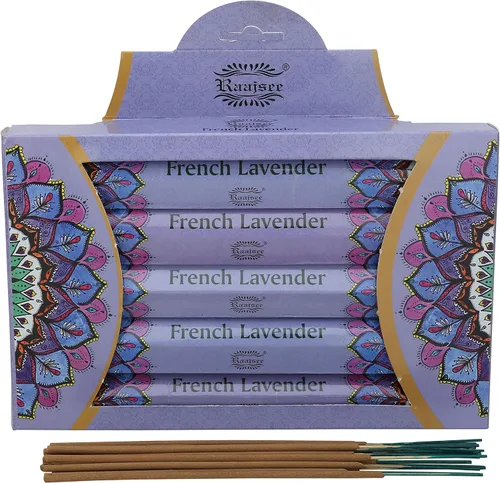 Miniatura 9 de Raajsee Varillas de incienso de salvia blanca, paquete de 5 varillas de 100 % insense puro, orgánico natural, enrolladas a mano sin productos Sabio