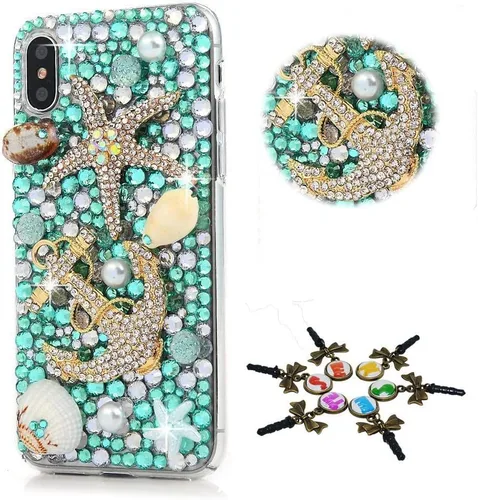 Miniatura 18 de Sparkle - Funda compatible con Samsung Galaxy Z Flip 2 5G, elegante funda con diseño de diamantes de imitación de cristal y diamantes de imitación