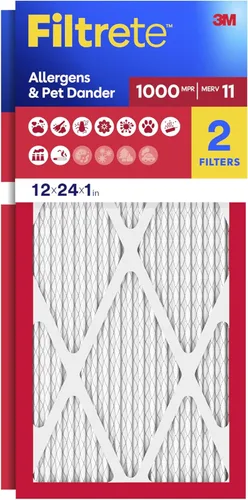 Miniatura 19 de Filtrete - Filtro de aire para aire acondicionado y calefactor, 2 x 24 x 1 pulgadas, MPR 1 MERV 11, defensa contra alérgenos, paquete de 2