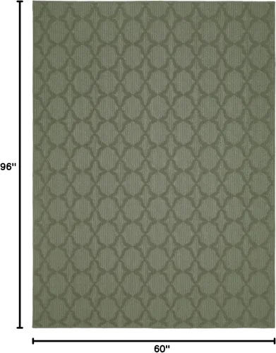 Miniatura 102 de Garland Rug Sparta - Alfombra antideslizante de polipropileno de 2 pies x 12 pies, color negro, ideal para salas de estar y pasillos, elegante
