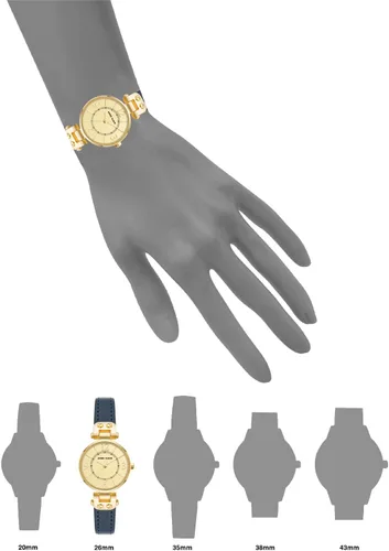 Miniatura 4 de Anne Klein - Reloj de pulsera para mujer con correa de cuero