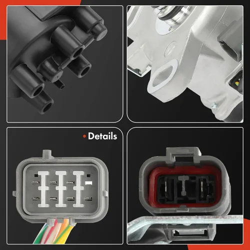 Miniatura 8 de Distribuidor de encendido A-Premium con módulo, tapa y rotor compatible con Honda Accord 1990-1991 2.2L