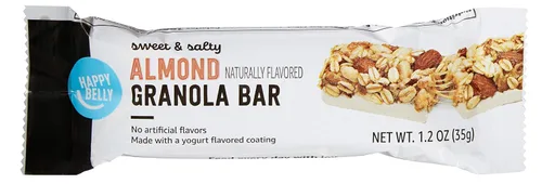 Miniatura 4 de Marca Amazon – Happy Belly Sweet & Salty, barras de granola de almendra, 1.2 onzas, 6