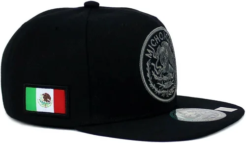 Miniatura 3 de Gorra de béisbol con logotipo federal del estado de México bordada con tapa plana