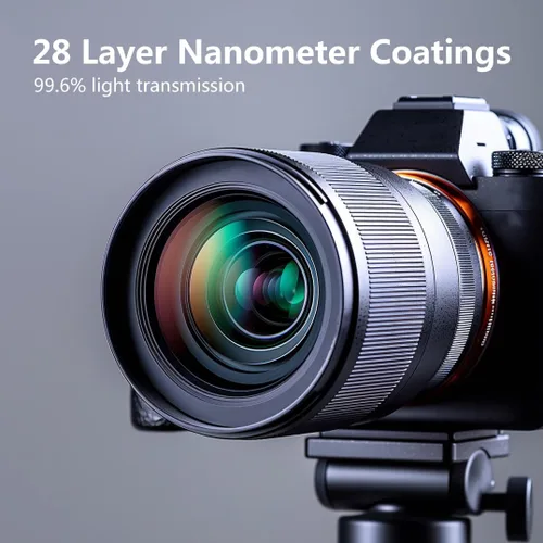 Miniatura 5 de JONGSUN Filtro UV de 1.929 in, S-Pro HD Nano MRC Filtro de protección ultravioleta para cámara, multicapa, B270, ultrafino, kit de paño para lentes