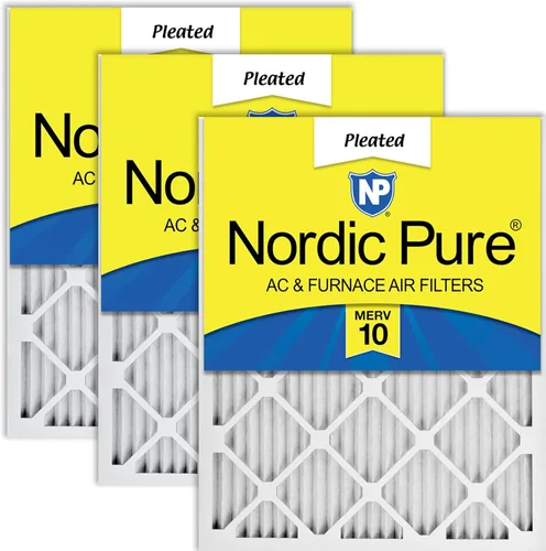 Miniatura 98 de Nordic Pure Filtros de aire para horno MERV 6 de 18 x 25 x 1 pulgadas (tamaño real: 17 1/2 x 24 1/2 x 3/4), color verde poliéster MERV 6, reduce