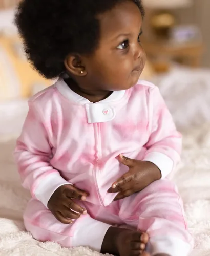 Miniatura 215 de Burt's Bees Baby - Pijama de una pieza para bebé, mameluco para dormir y jugar, algodón 100% orgánico, cremallera frontal