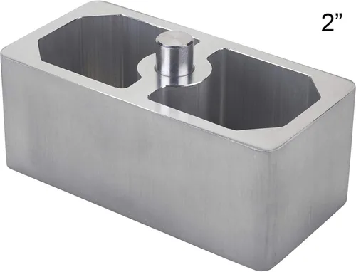 Miniatura 6 de Bloque de bajada de resorte de hoja de aluminio de 1 pulgada – Universal, versátil para ajuste de altura de manejo, 2.5 pulgadas de ancho x 5