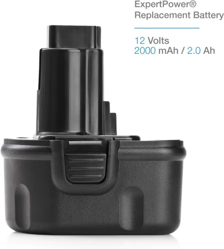 Miniatura 2 de ExpertPower Paquete de 2 baterías NiCd de 12 V 2000 mAh para Dewalt DC9071 DW9072 DW9071 DE9075 DE9074 DE9072 DE9071 DE9037 397745-01 152250-27