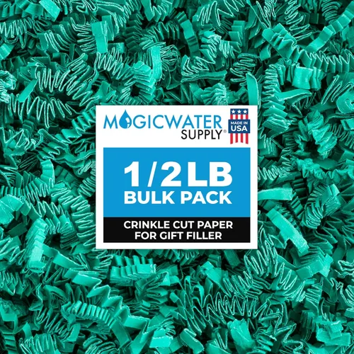 Miniatura 21 de MagicWater - Papel de corte arrugado para cestas de regalo, 1/2 libra, Monster Kraft, perfecto para relleno de papel triturado, relleno de cesta