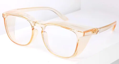 Miniatura 2 de EUXOR - Gafas de seguridad con marco cuadrado Z87.1, con certificación Z87.1, antiniebla, resistentes a los arañazos, antiroturas (gris)