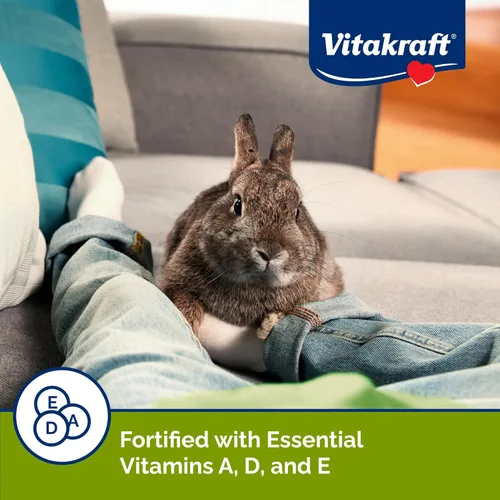 Miniatura 6 de Vitakraft Menu Premium Comida para Conejos - Mezcla de pellets de alfalfa - Fortificado con vitaminas y minerales, zanahorias, verduras, granos