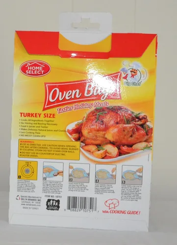 Miniatura 2 de Home Select Bolsas de horno Big Check Turquía tamaño 2 bolsas